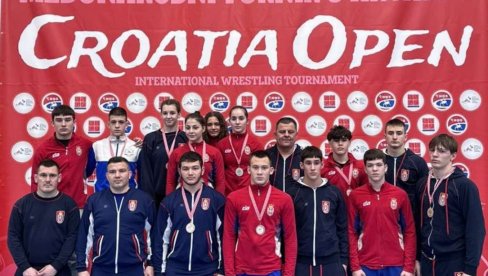 СРБИЈА НЕ МОРА ДА БРИНЕ ЗА БУДУЋНОСТ: Млади рвачи остварили сјајне резултате на такмичењу у Загребу