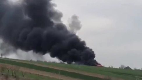 CRNI DIM PREKRIO NEBO: Stravičan požar kod Šapca, ekipe na terenu (VIDEO)
