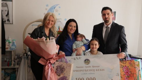 MALOM LEONU 100.000 DINARA: Grad Vršac darovao prvorođenu bebu u 2024. godini