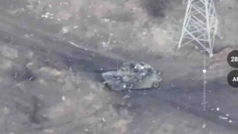 POGLEDAJTE – LANCET, SMRT ZA AMERIČKI PONOS: Ruski dron uništio još jedan američki tenk kod Avdejevke (VIDEO)