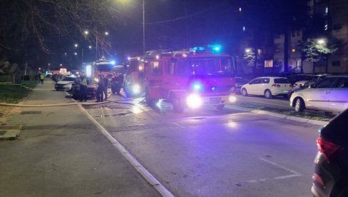 ИЗГОРЕО ЦЕО ОСМИ СПРАТ: Ватрогасци угасили пожар у Чачку, хитна помоћ одвезла жену која је, нехотице, изазвала ватрену стихију (ФОТО/ВИДЕО)