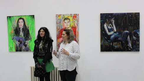 RETROSPEKTIVA U 26 SLIKA: U KC Ribnica otvorena izložba kraljevačke umetnice Alise Matović (FOTO)