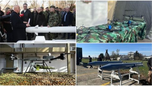 SRBIJA PRVA U REGIONU PUŠTA DRONOVE KAMIKAZE Vučić: Od 19. aprila deo našeg redovnog naoružanja