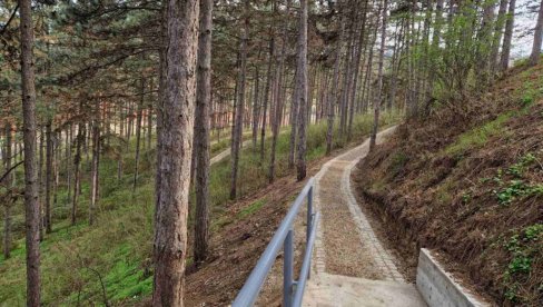 IZGRAĐENA TRIM-STAZA: Mesto za šetnju i vežbanje na Hisaru