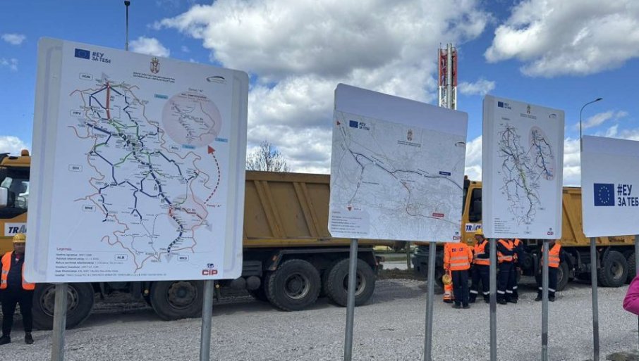 "NOVOSTI" U PIROTU: Čeka se predsednik - Vučić obilazi radove na rekonstrukciji pruge Niš - Dimitrovgrad (VIDEO)