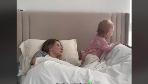 SNIMAK KOJI VAS NEĆE OSTAVITI RAVNODUŠNIM: Mama podelila kako izgleda jutro sa bebom (VIDEO)