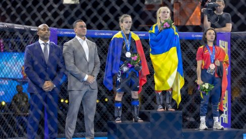 UKRAJINCI DOMINIRALI U BEOGRADU: Srbima osam medalja na Evropskom prvenstvu u MMA