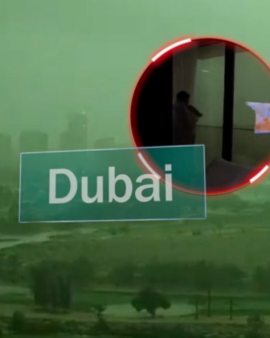 ZELENO NEBO: Šta se to dešava u Dubaiju? Čudne scene kakve arapska pustinja gotovo nikada nije doživela (VIDEO)