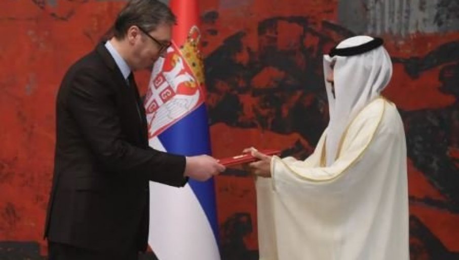 "OSEĆAJTE SE U BEOGRADU KAKO KOD SVOJE KUĆE!" Vučić primio akreditivna pisma novog ambasadora Ujedinjenih Arapskih Emirata (FOTO)
