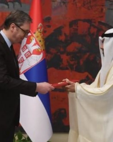 OSEĆAJTE SE U BEOGRADU KAKO KOD SVOJE KUĆE! Vučić primio akreditivna pisma novog ambasadora Ujedinjenih Arapskih Emirata (FOTO)