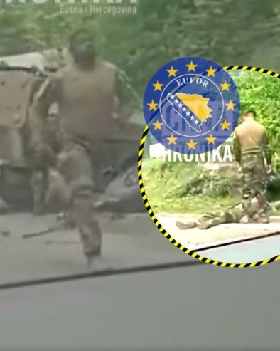 INCIDENT U BiH - VIDITE SNIMAK: Drama vojnika EUFOR-a - pacijenti prebačeni u bolnicu, tri pripadnika izvukla najdeblji kraj (VIDEO)