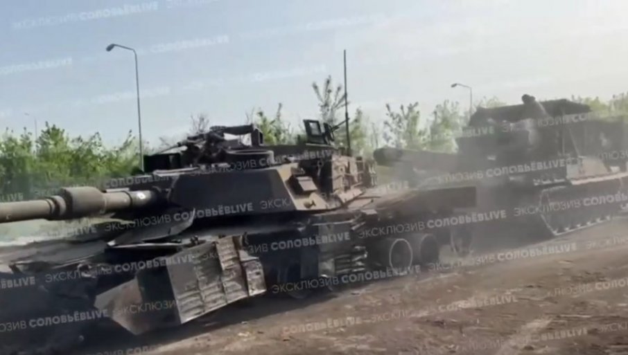 TREĆINA ABRAMSA PRETVORENA U PEPEO: Ruske snage uništile američki tenk u blizini Avdejevke (VIDEO)