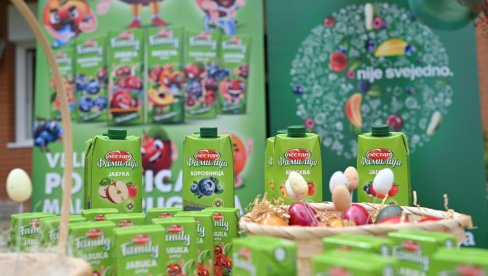 USKRŠNJA DONACIJA KOMPANIJE NECTAR: Kompanija Nectar donirala proizvode i organizovala uskršnje druženje sa decom iz SOS dečijeg sela u Sremsko