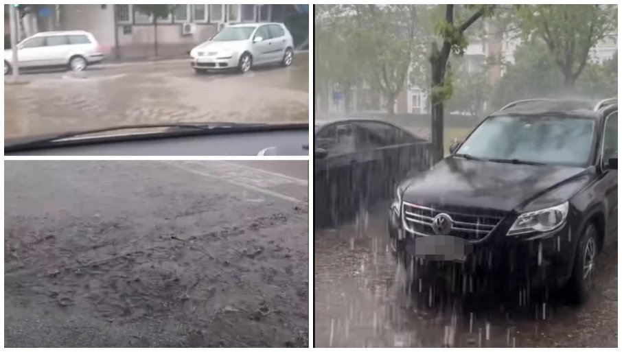 STRADALA ŽENA U SOMBORU: Jako nevreme praćeno gradom i obilnom kišom zahvatilo Srbiju (FOTO/VIDEO)
