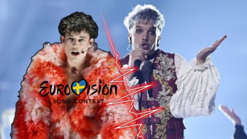 НАЈВЕЋИ КОНКУРЕНТ ХРВАТИМА: Видите шта је урадио на сцени Евровизије (ВИДЕО)