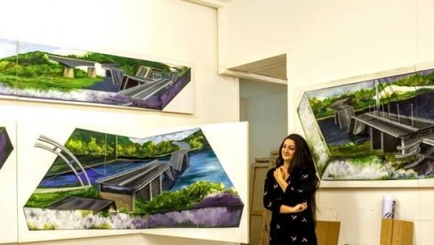 NAŠA ZEMLJAKINJA ZA PONOS: Radovi Tamare Rogović u kragujevačkoj Aleksić galeriji