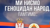 MI NISMO GENOCIDAN NAROD: Pamtimo - Ponosna Srbija i Srpska (VIDEO)