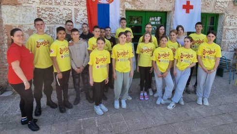 SPREMNI ZA REGIONALNO TAKMIČENJE: Kamp volontera Crvenog krsta održan na Grzi