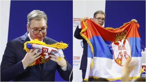 SIMBOL OTPORA, POBEDE, SLOBODE I PRAVDE Herojska borba Vučića protiv žigosanja Srba: "Niko ovu zastavu ne može i nikada neće pobediti"