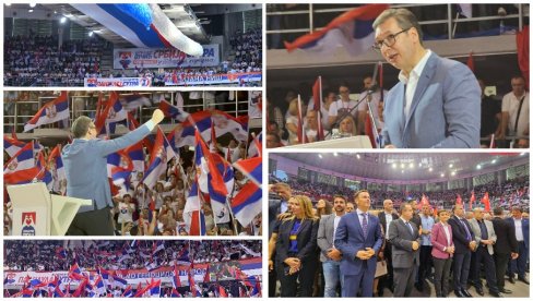 NEĆEMO DOZVOLITI DA SE SRBIJA VRATI U PROŠLOST: Snažne poruke predsednika na mitingu liste „Aleksandar Vučić - Niš sutra“ (FOTO/VIDEO)