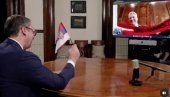 SREĆNO, SVE NAJBOLJE: Austrijski kancelar poželeo sreću predsedniku Vučiću uoči fudbalske utakmice (FOTO)