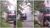 AUTOBUS SA ĐACIMA SE ZAPALIO ZBOG -  FILTERA: Detalji incidenta kod Vrnjačke Banje (VIDEO)