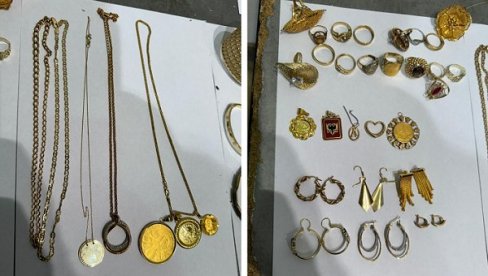 У ДВА СЛУЧАЈА ЗАПЛЕЊЕНО ВИШЕ ОД 1,5 КИЛОГРАМ ЗЛАТНОГ НАКИТА: Богат улов цариника и полиције на Хоргошу и Бачким виноградима