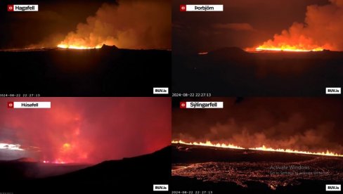ПОНОВО ЕРУПТИРАО ВУЛКАН НА ИСЛАНДУ: Хитно проглашена ванредна ситуација, власти наредиле само једно (ВИДЕО)