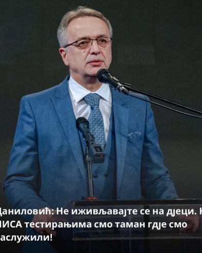 DANILOVIĆ O HAPŠENJU VESNE BRATIĆ: Ona je simbol borbe protiv DPS mafije i simbol pobede, ćeraćemo se još