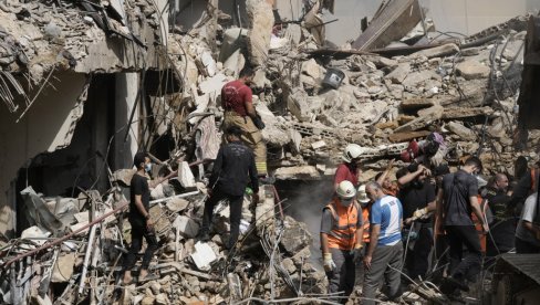 MEĐU MRTVIMA I DECA: Crni bilans izraelskog napada u Bejrutu (FOTO)