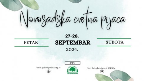 NOVOSADSKA CVETNA PIJACA U PETAK I SUBOTU KOD „SPENSA“: Najavljena bogata ponuda cveća, sadnica, opreme, meda
