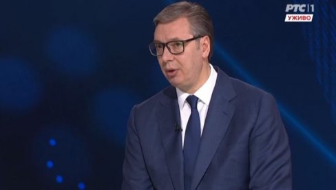 VUČIĆ NA RTS: Predsednik Srbije gost Dnevnika