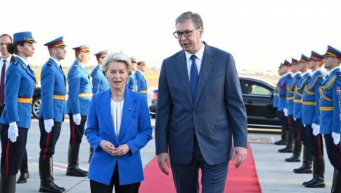 VUČIĆ SUTRA SA URSULOM FON DER LAJEN: Predsednica Evropske komisije u poseti Srbiji