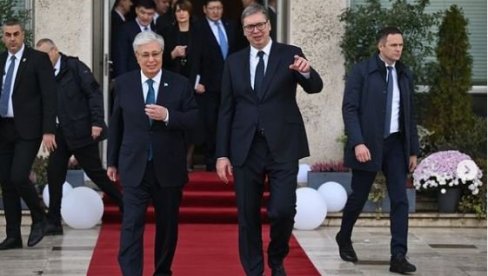 VUČIĆ U DVODNEVNOJ POSETI KAZAHSTANU: Predsedniku će biti uručen Orden zlatnog orla