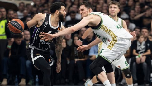 PRENOS, ŽALGIRIS - PARTIZAN: Crno-beli u nokdaunu