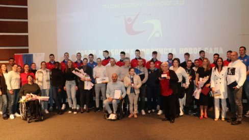 MILICA I JOVAN  SU NAJBOLJI: Uručene godišnje nagrade najuspešnijim  sportistima Novog Sada (FOTO)