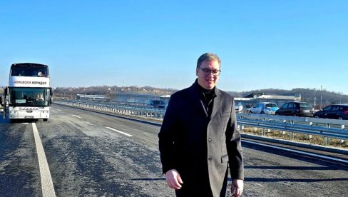 ВУЧИЋ НА ОТВАРАЊУ ДЕОНИЦЕ МОРАВСКОГ КОРИДОРА (ВИДЕО)