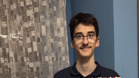 АЛЕКСА ПОМЕРА ГРАНИЦЕ ЗНАЊА: Свестрани ђак из Ниша, ученик 8. разреда ОШ Мирослав Антић, један је од добитника Светосавске награде