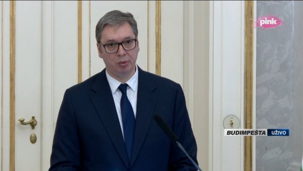 ВУЧИЋ НАКОН ШТО ЈЕ ОДЛИКОВАН У БУДИМПЕШТИ: Урадили смо много на помирењу Срба и Мађара ВУЧИЋ НАКОН ШТО ЈЕ ОДЛИКОВАН У БУДИМПЕШТИ: Урадили смо много на помирењу Срба и Мађара