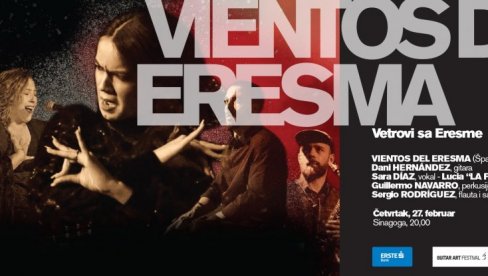 ФЛАМЕНКО СПЕКТАКЛ У НОВОСАДСКОЈ СИНАГОГИ : Концерт „Вијентос дел Ересма“ у четвртак увече