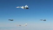 NEKADA PRESRETANJE SADA SASTANAK. Ruski nuklearni bombarderi u pratnji F-35 i S-35 u blizini Aljaske (FOTO)