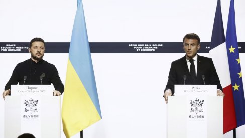 ПОСЛЕ ВУЧИЋА СТИЖЕ ЗЕЛЕНСКИ: Макрон прима украјинског председника у Паризу