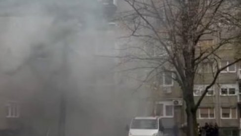 МУШКАРАЦ ПОГИНУО У ПОЖАРУ: Доступни први снимци хорора у Нишу (ВИДЕО)