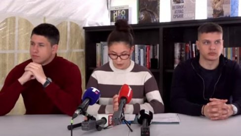 СТУДЕНТИ КОЈИ ЖЕЛЕ ДА УЧЕ: Нови позив ректору Ђокићу - Надамо се да ће макар сутра да схвате озбиљност (ВИДЕО)