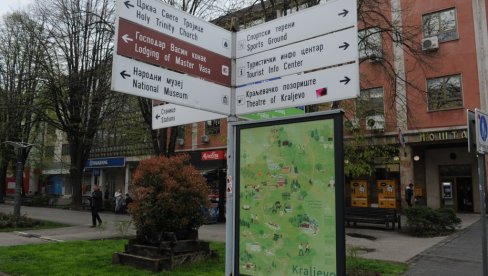 PUTOKAZI KA ZNAMENITOSTIMA: Nova turistička signalizcija u centru Kraljeva
