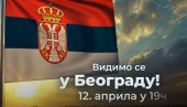 МОРАМО ДА ВРАТИМО ОТЕТУ ДРЖАВУ Вучић поручио народу - Видимо се у Београду 12. априла у 19 часова! (ВИДЕО)