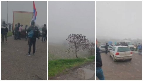 МЕЋАВА ИХ НИЈЕ ЗАУСТАВИЛА! КОРАЧАЈУ КА ПРЕСТОНИЦИ ОДЛУЧНИМ КОРАКОМ: Срби са КиМ храбро ка Београду да подрже свог председника Вучића (VIDEO)