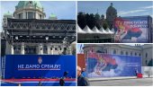 NE DAMO SRBIJU, PRISTUPITE POKRETU: LJudi igraju kolo, ori se pesma- Beograd u znaku svenarodnog sabora (FOTO)