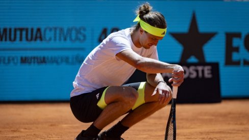 TENISKI SVET ZAPANJEN! Aleksandar Zverev ima mentalni problem
