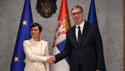 ВУЧИЋ СА МАРТОМ КОС: Добар разговор о кључним изазовима и приликама на нашем европском путу (ФОТО)